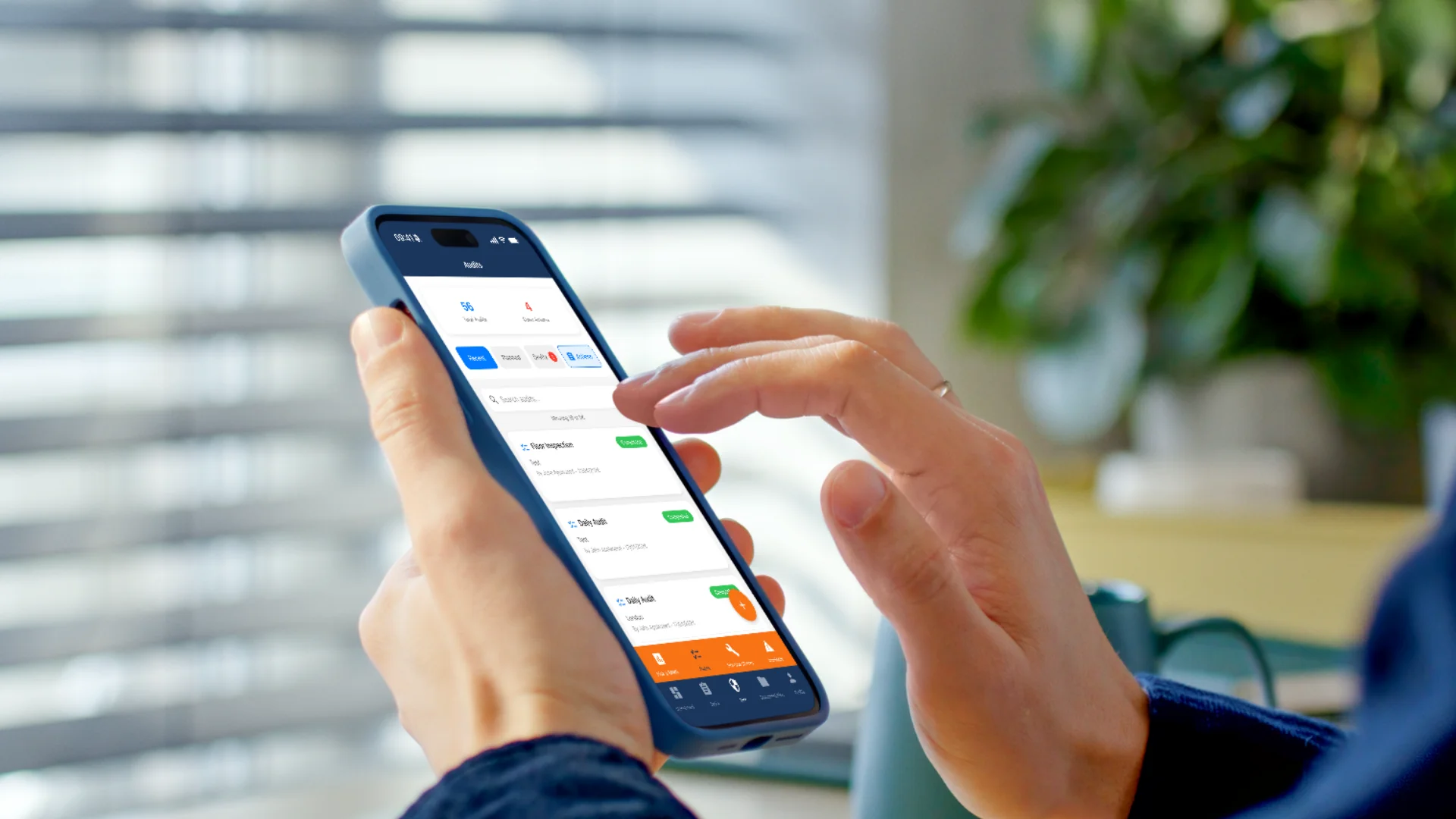 Completing a site inspection on mobile in Safety Mate®