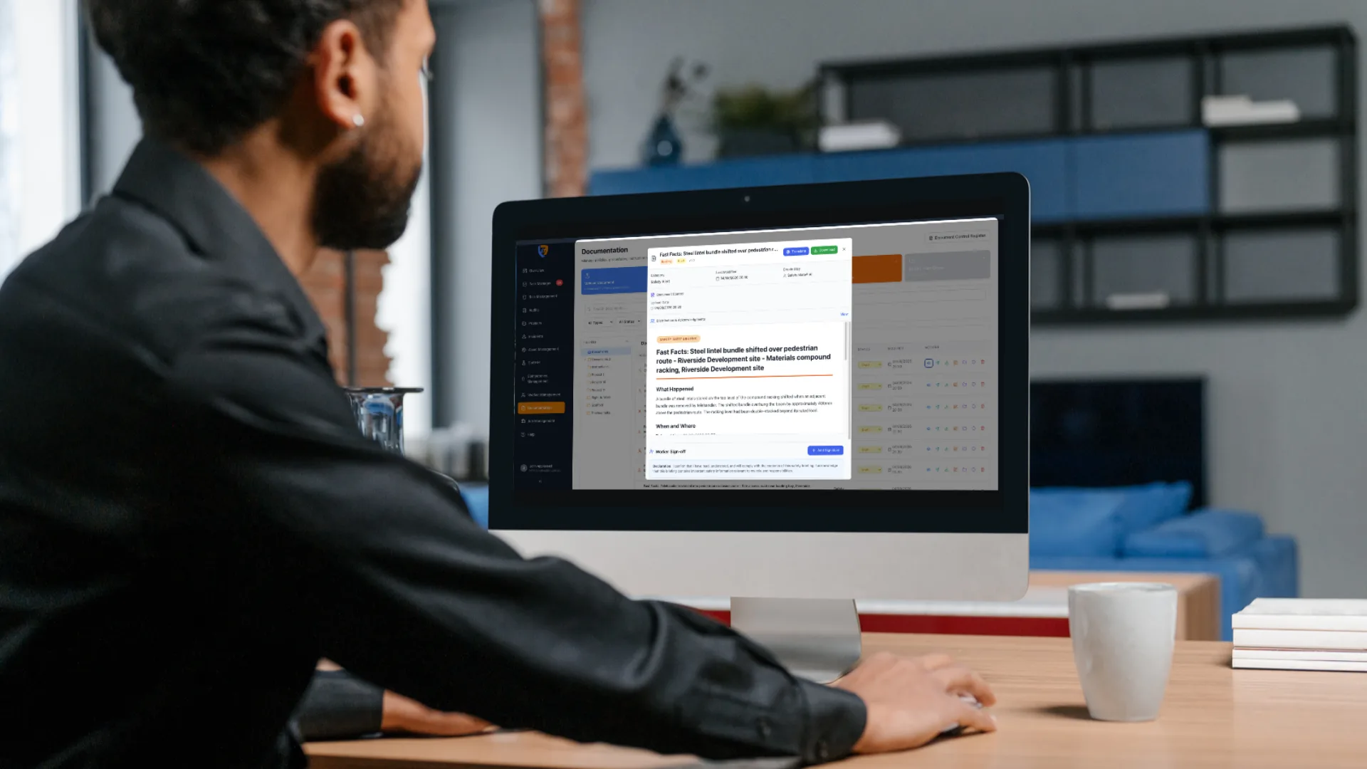 Reading an AI-generated Fast Fact safety briefing in Safety Mate®