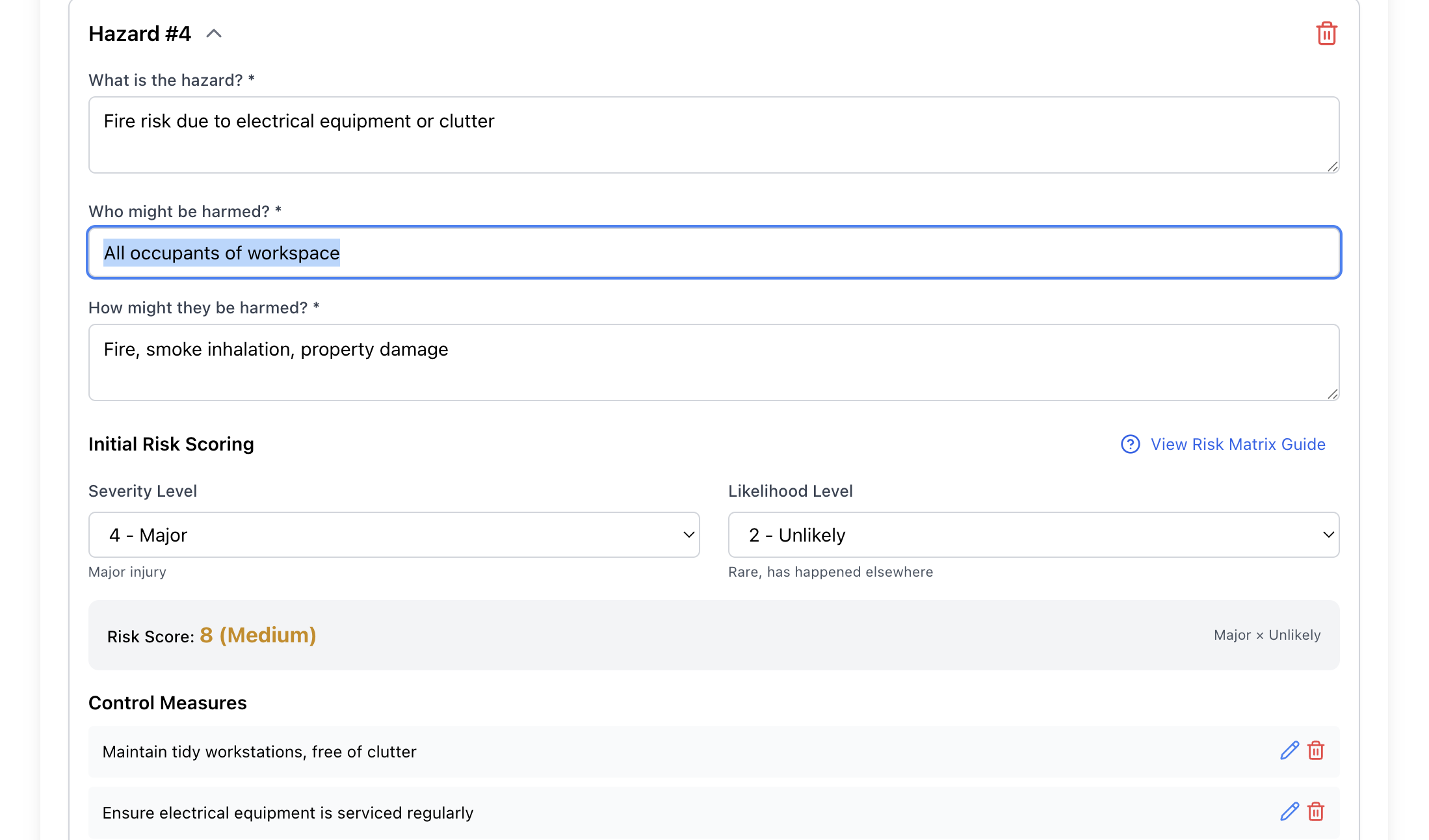 Identifying who may be harmed in Safety Mate®